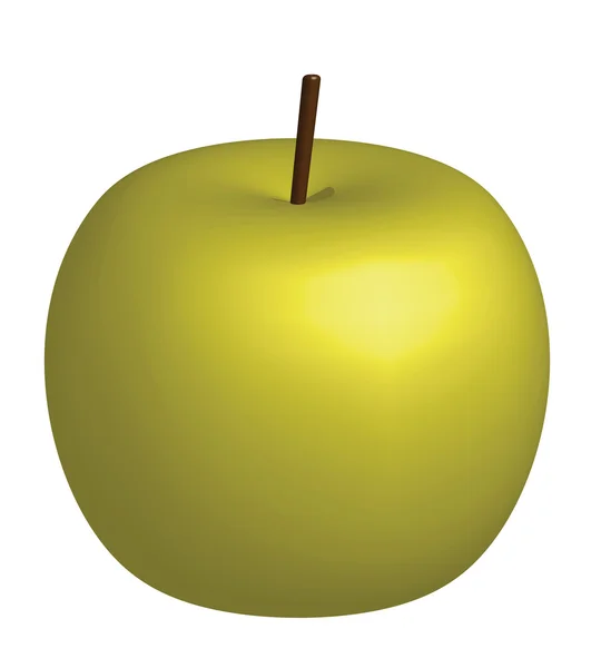 Manzana verde artificial — Foto de Stock