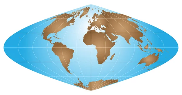 Mapa świata — Wektor stockowy
