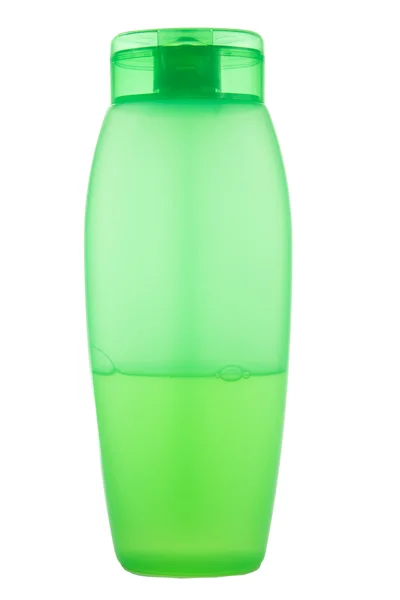 Grön plastflaska — Stockfoto