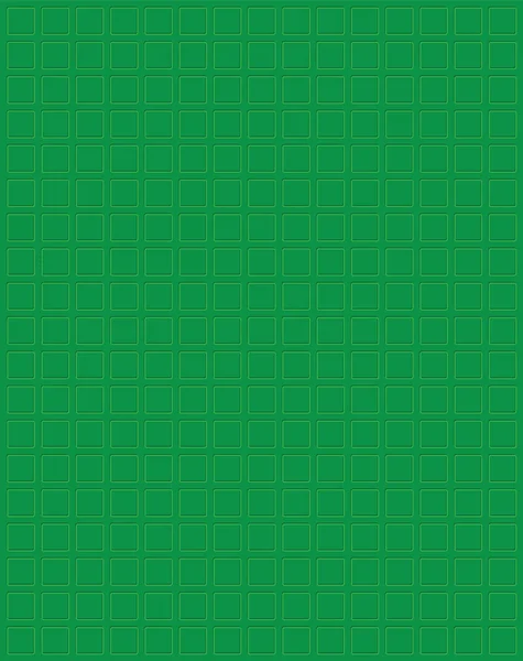 Cuadrado verde grabado — Vector de stock