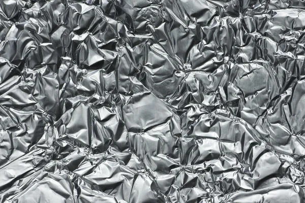 Crumpled metal foil — Stock Photo, Image