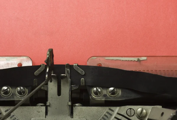 Gros plan machine à écrire — Photo