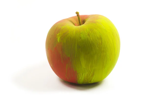 Malované jablko — Stock fotografie