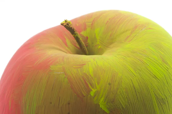 Closeup Painted apple — Stock Photo, Image