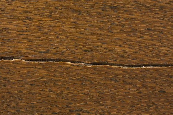 Tavola di legno con crepa — Foto Stock