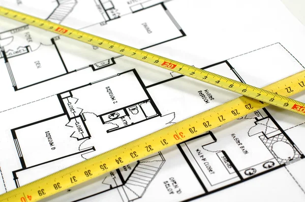 Architectural plans — Stock Photo, Image