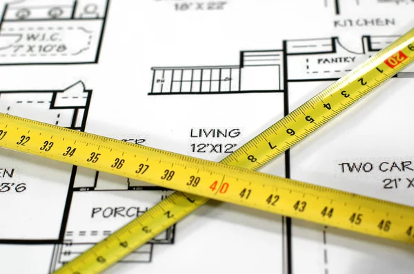 Home architectural plans — Stock Photo, Image