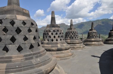 Borobudur Temple, Java, Indonesia clipart