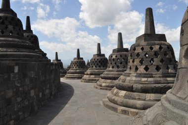 Borobudur Temple, Java, Indonesia clipart