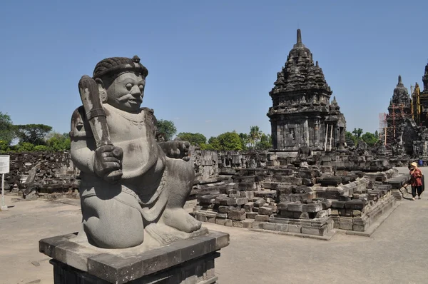 Tempio di Prambanan, Giava, Indonesia Immagini Stock Royalty Free