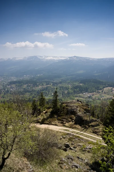 Uitzicht op de vallei — Stockfoto