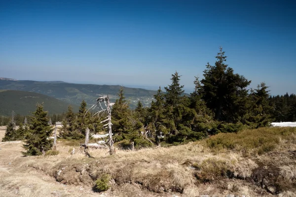 Landschaft in den polnischen Bergen — Stockfoto