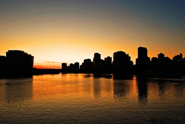 Coucher de soleil à Vancouver Images De Stock Libres De Droits