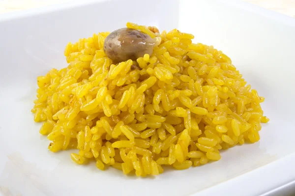 Saffraan rijst — Stockfoto