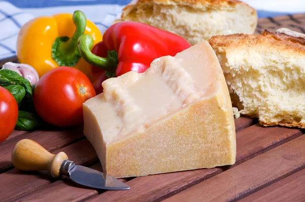 stock image Grana stagionated cheese