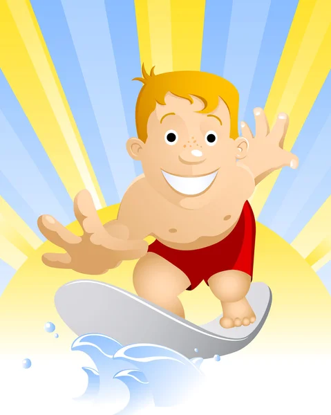 Surf boy — Stock Photo, Image
