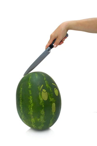 Wassermelonenopfer — Stockfoto