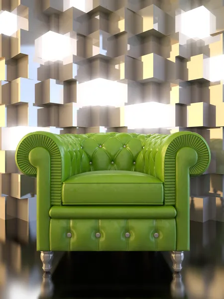 Grüner Sitz — Stockfoto