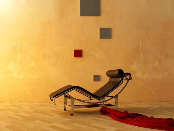 Interiér - moderní styl, relaxační místnost — Stock fotografie