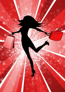 Shining shopping clipart