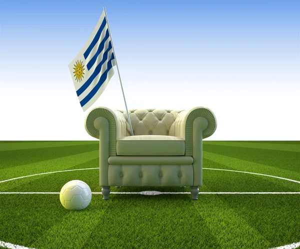 Uruguay voetbal plezier — Stockfoto