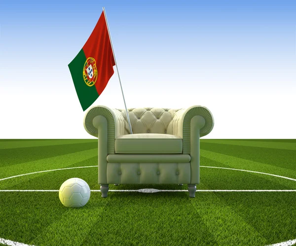 Portugalia piłka nożna zabawa — Zdjęcie stockowe