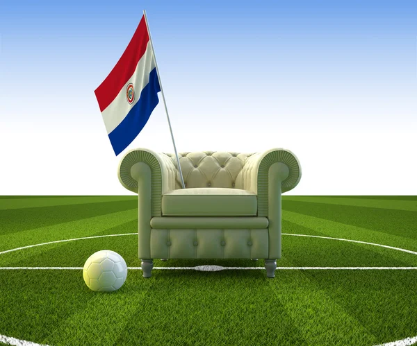 Paraguay soccer fun — Stock Photo, Image