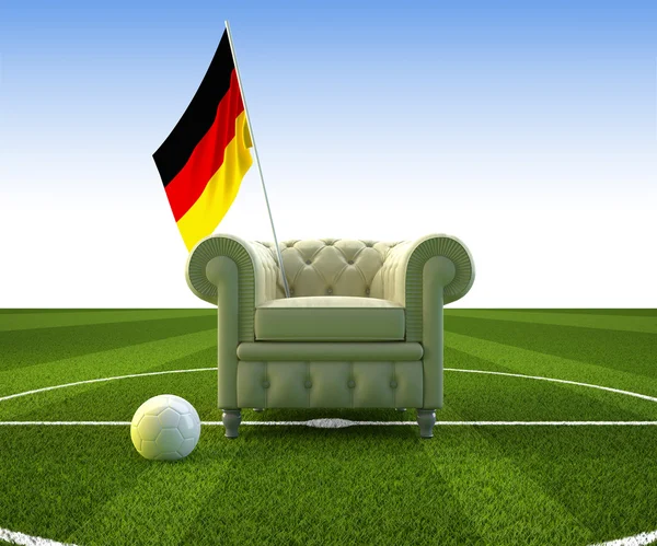 stock image German soccer fun