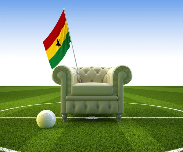 Ghana fotbalové zábava — Stockfoto