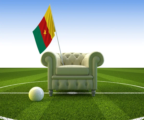 Cameroon soccer fun — Stock Photo, Image