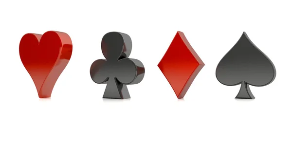 Poker card elements — Stock Photo, Image