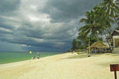 Koh Samui yağmurdan önce