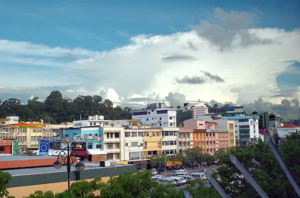 Borneo-Stadt — Stockfoto