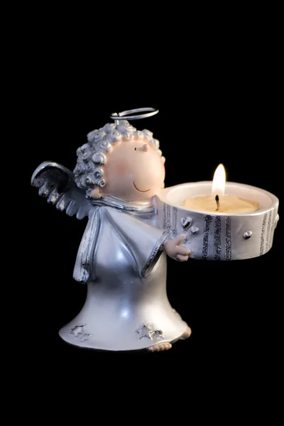 Άγγελος φέρει ένα κερί — Φωτογραφία Αρχείου