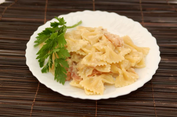 Pasta Carbonara — Stock Photo, Image