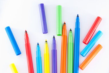 Soft-tip pens clipart