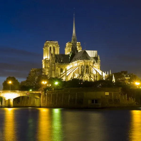Paris'teki Notre dame Kilisesi — Stok fotoğraf