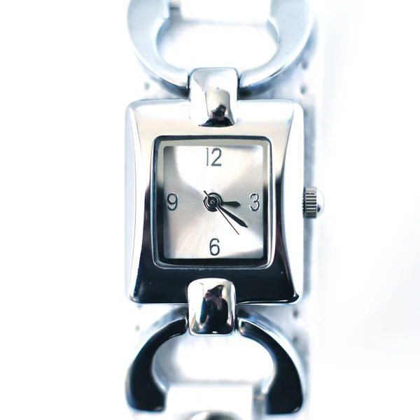 Reloj de plata — Foto de Stock