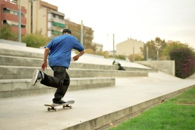 Skateboarder clipart