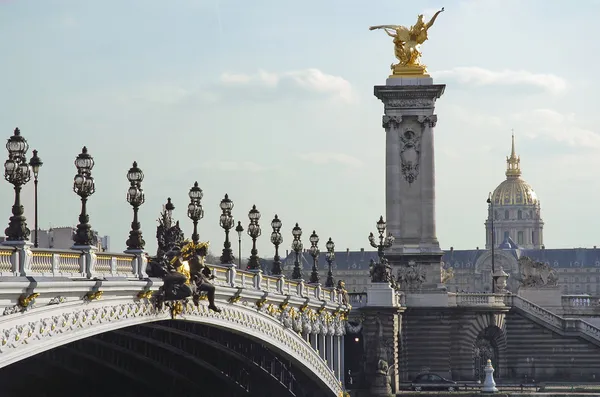 Ponte Alexandre 3 em Paris — Fotografia de Stock