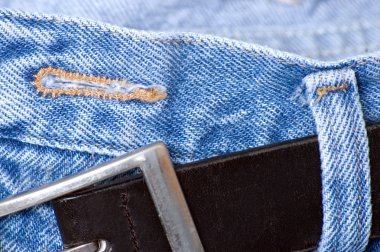 denim düğme deliği