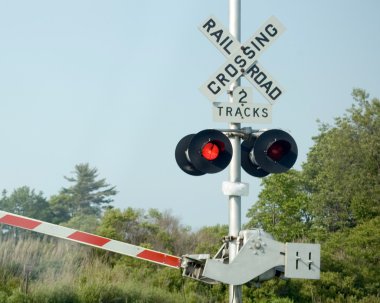 Railraod Crossing Signal clipart