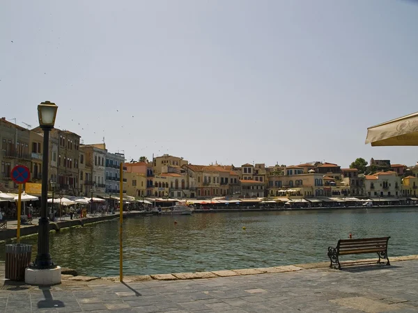 The old Venetian port of Chania Stock Picture