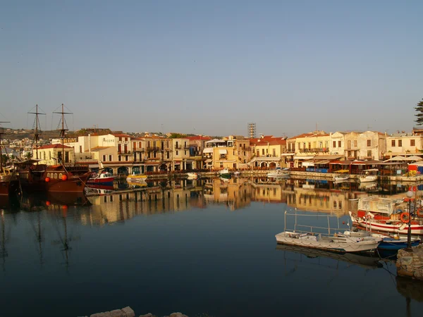 Ретимнон - Венецианский порт — стоковое фото