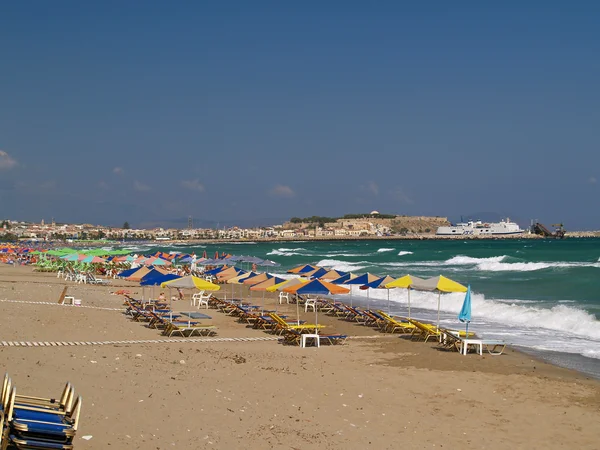 stock image Rethymnon - beach