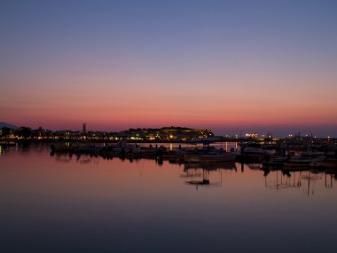 Rethymnon - marina, gece