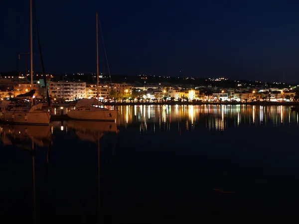 Rethymnon at night — Stock Photo, Image