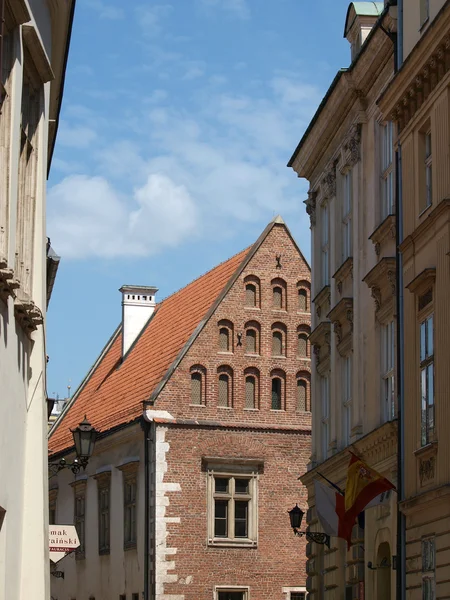 Ulica Kanonicza w Starego Miasta Krakowa, — Zdjęcie stockowe