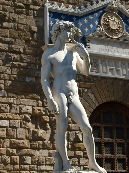 Florence - The statue of David — Stock Photo, Image