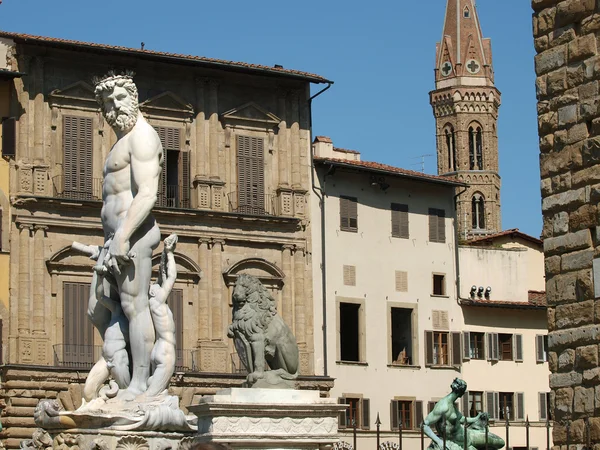 Florence - Piazza Signoria — Stockfoto